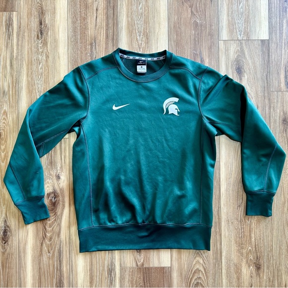 Nike Other - Nike Michigan State Spartans Therma-Fit Crewneck Sweatshirt, Medium